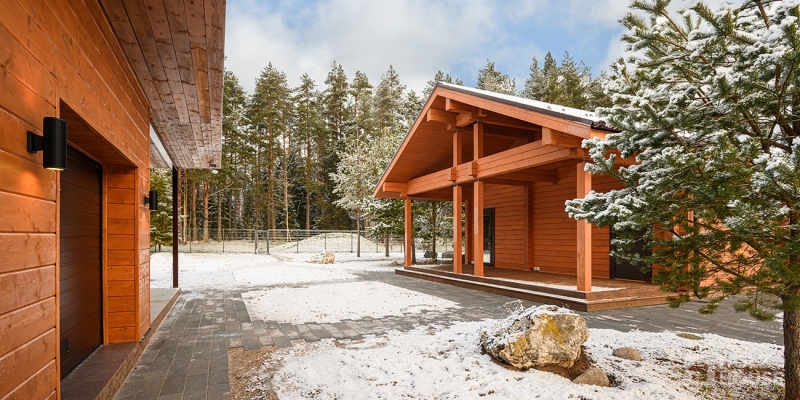 Дом из клееного бруса по проекту \"Лахти v2\" Фото 9